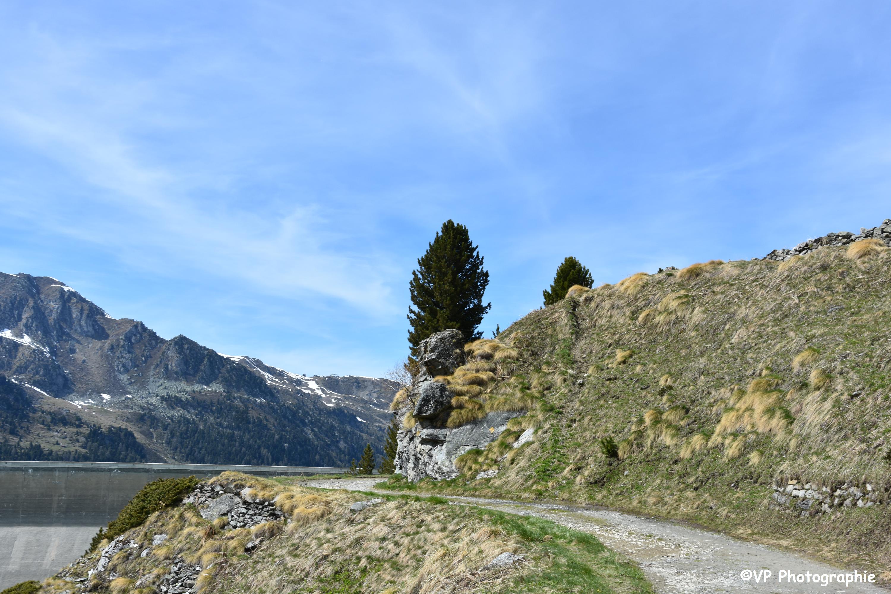 Photo prise au barrage de Cleuson