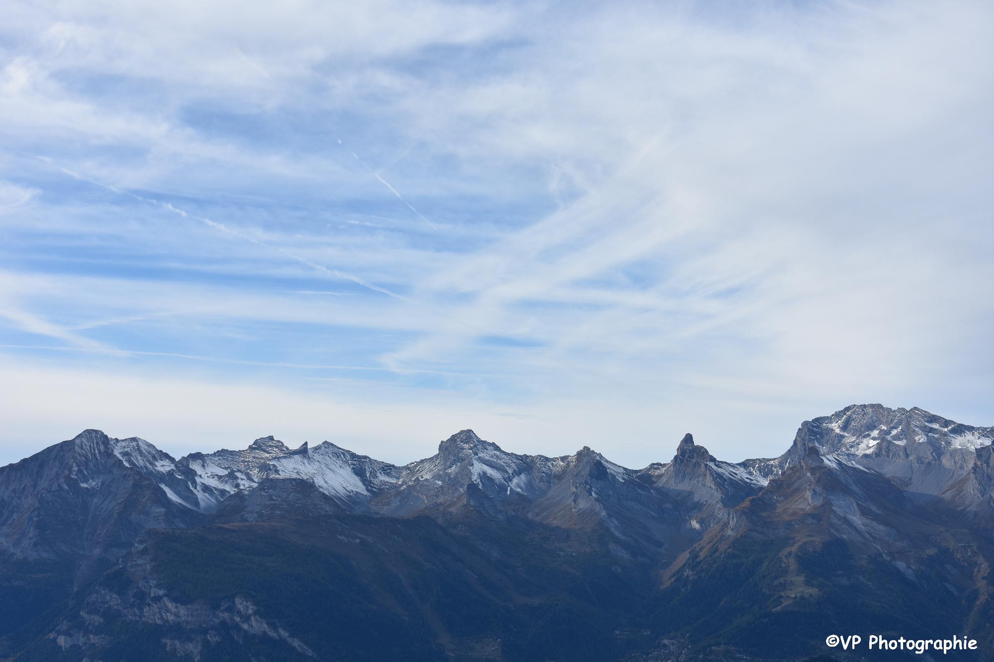 Photo prise depuis la Dent de Nendaz