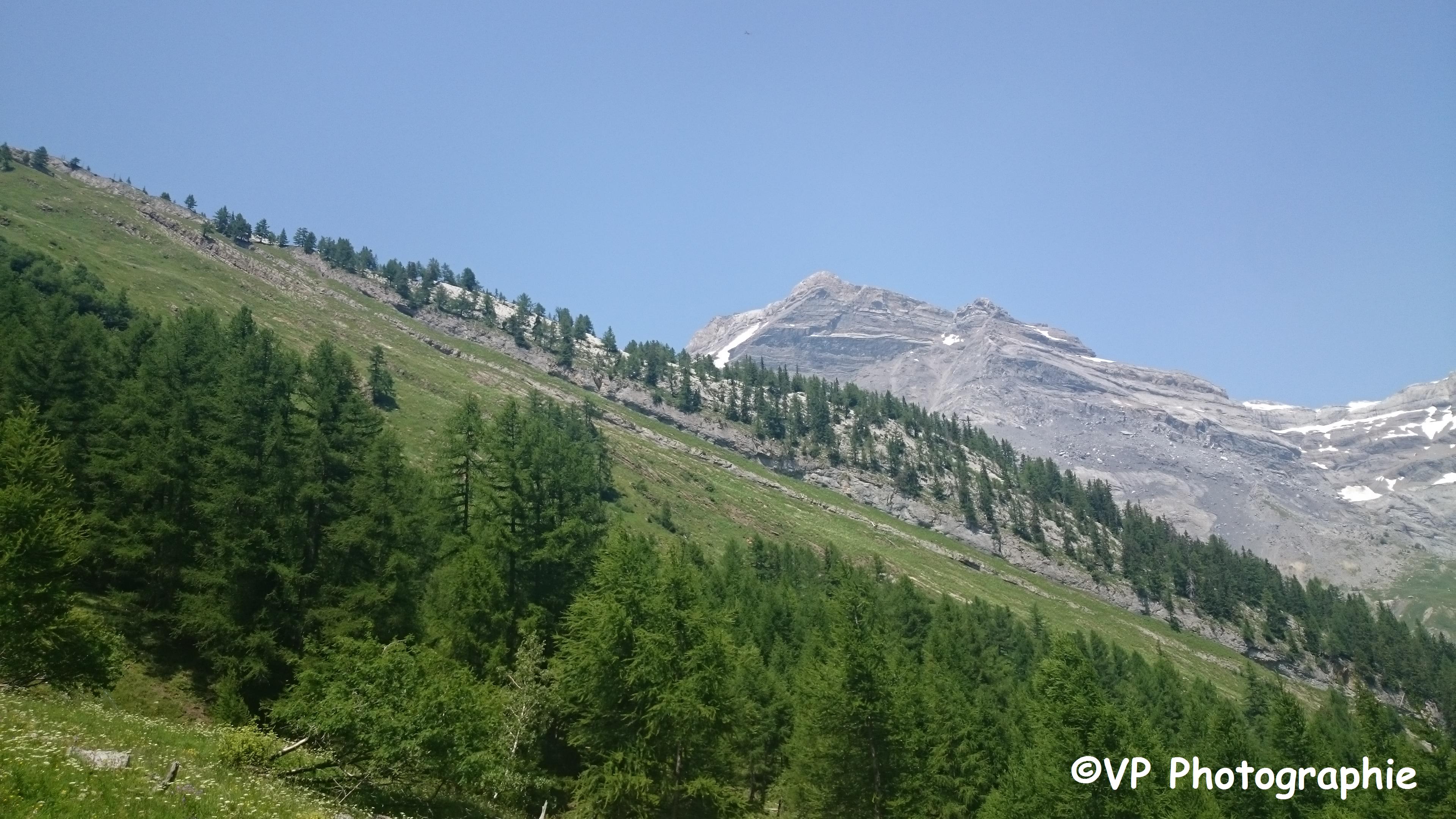 Photo prise depuis Derborence